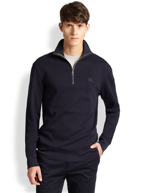 burberry half zip pullover